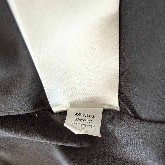 CHICOS Blazer Women's 3 (L) Black Leopard Print Trim Buttons Collar Jacket - Picture 12 of 12